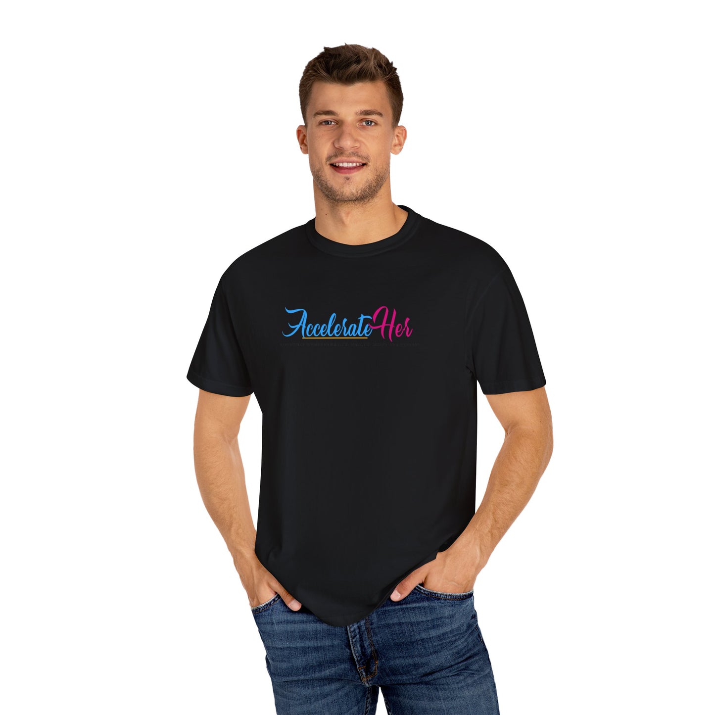 AccelerateHer Unisex Garment-Dyed T-shirt