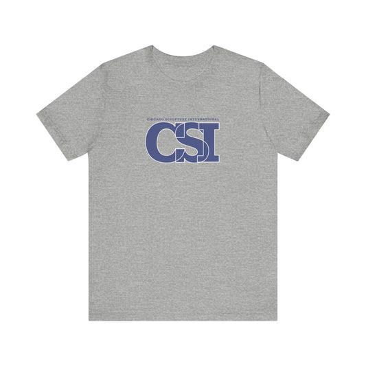 Chicago Sculpture T-shirt - Blue text