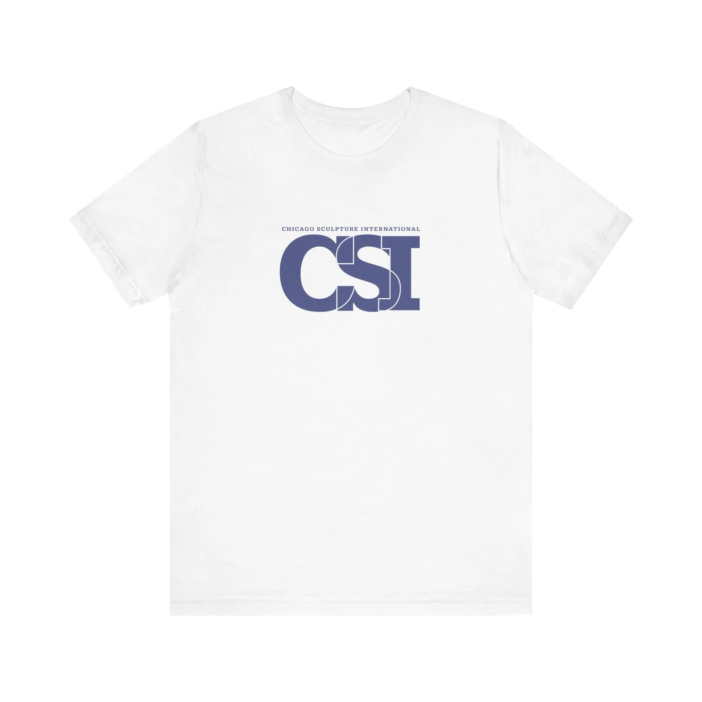 Camiseta Chicago Sculpture - Texto azul