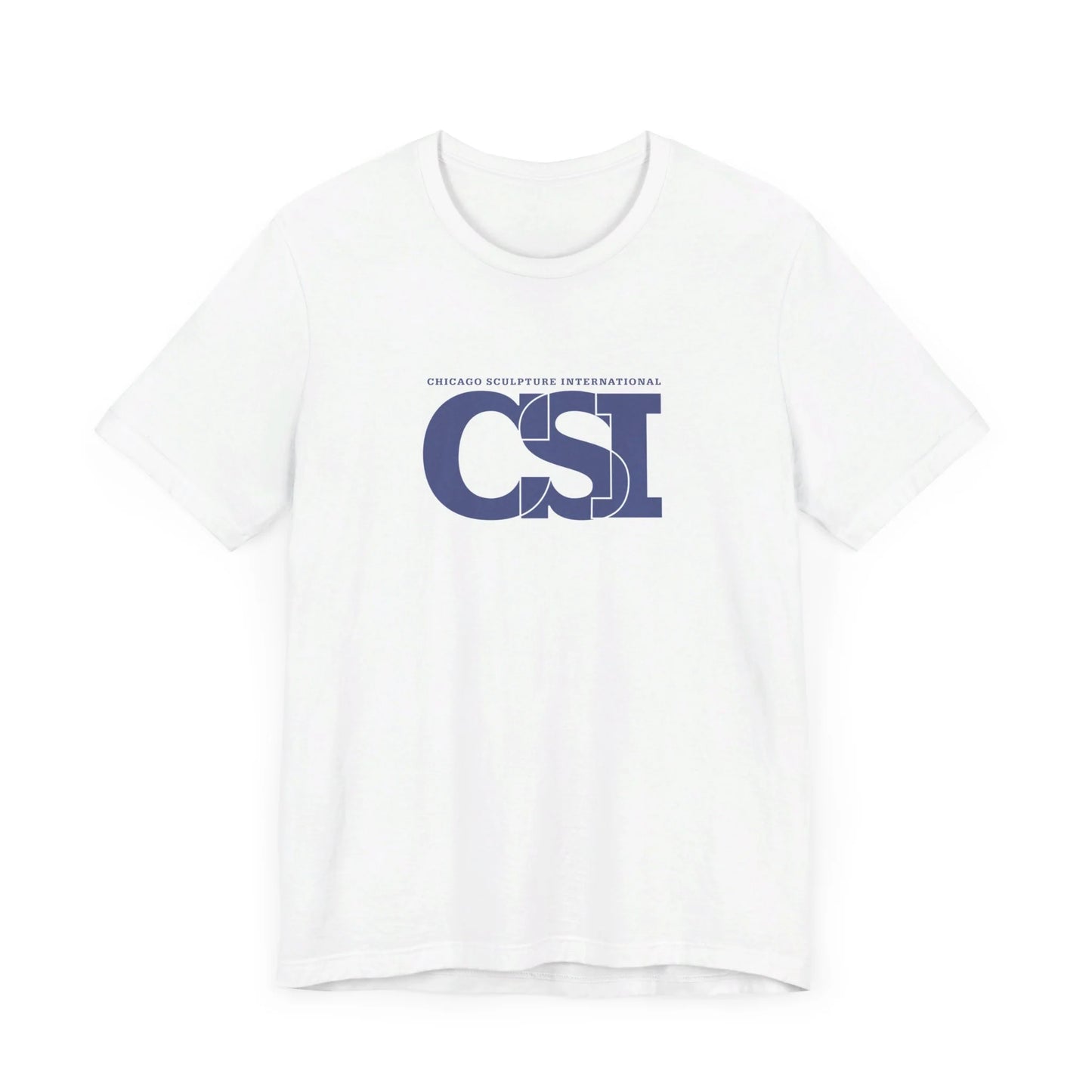 Camiseta Chicago Sculpture - Texto azul