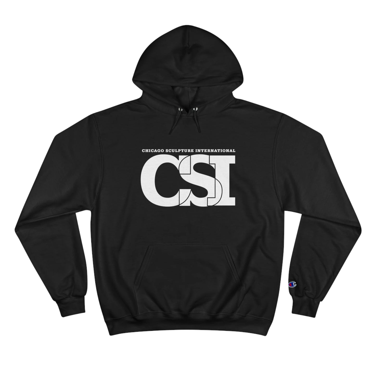 Sudadera con capucha Chicago Sculpture - Texto blanco