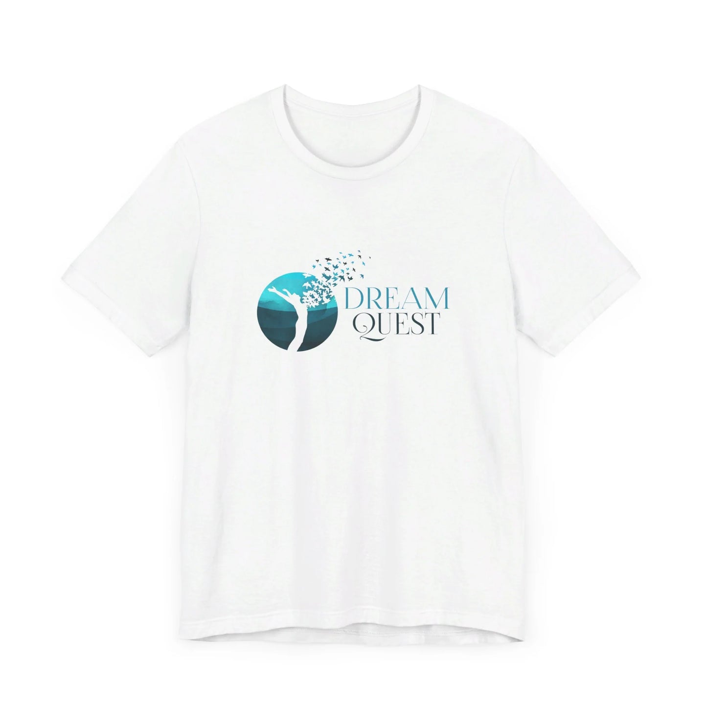 Camiseta de manga corta Dream Quest Unisex Jersey - Logotipo de color