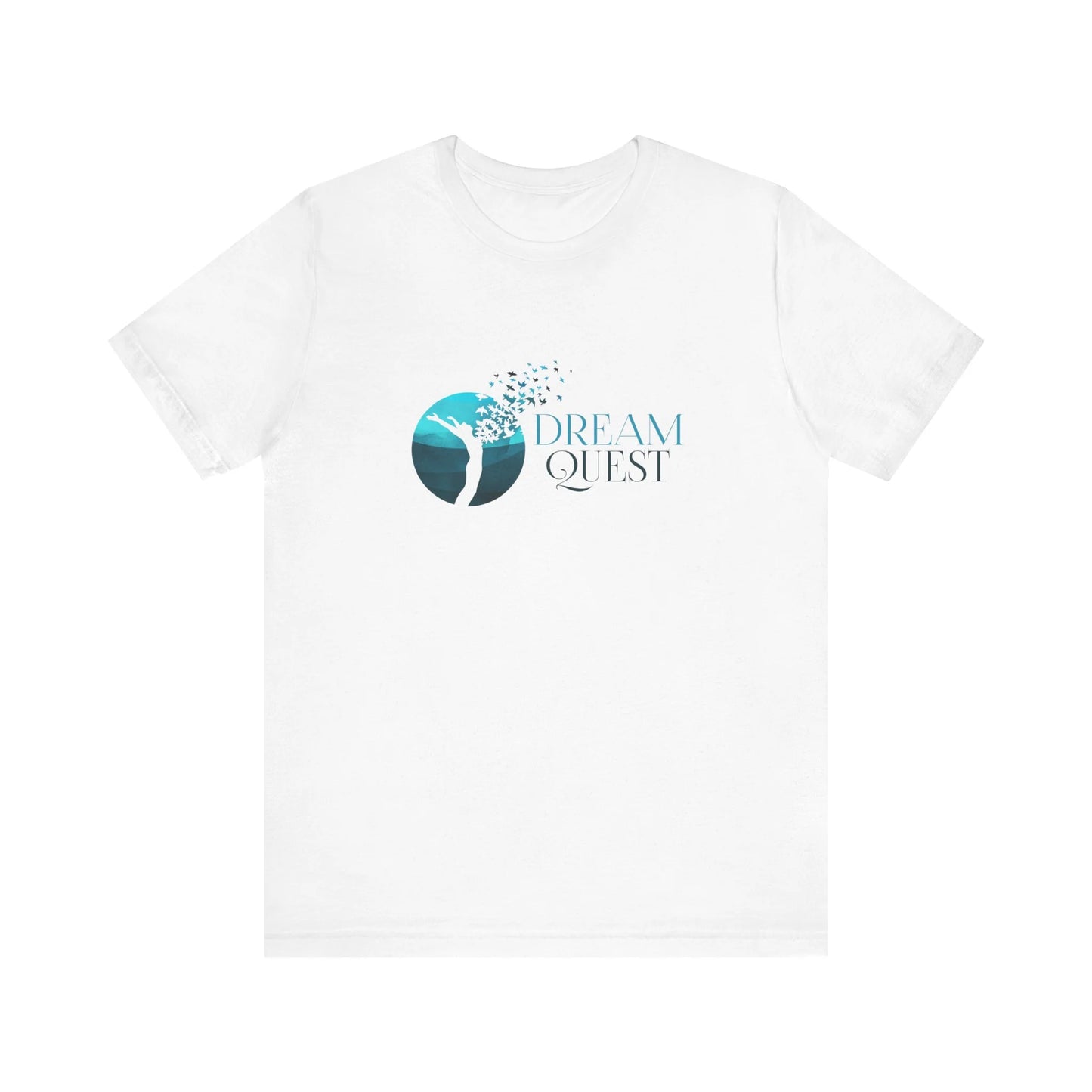 Camiseta de manga corta Dream Quest Unisex Jersey - Logotipo de color