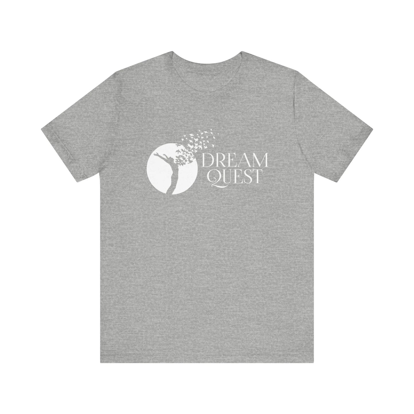 Dream Quest Unisex Jersey Short Sleeve Tee - white logo