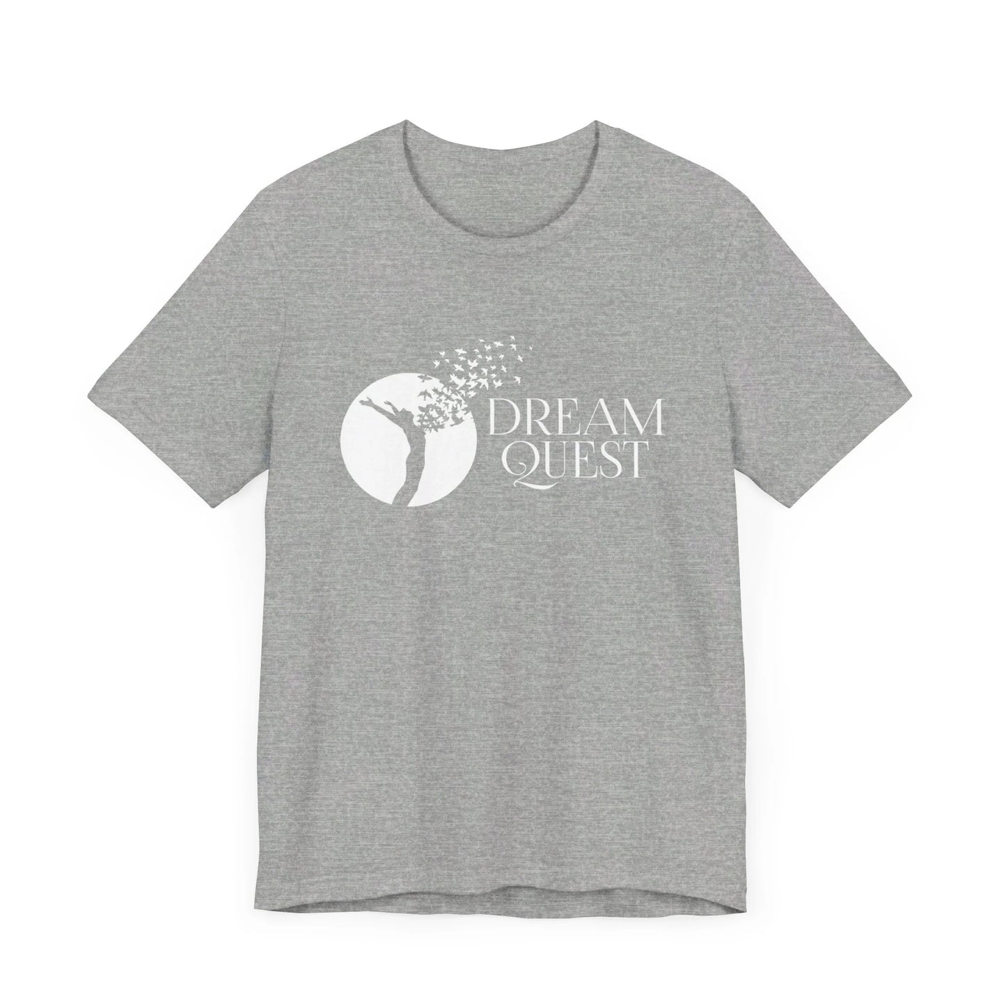 Dream Quest Unisex Jersey Short Sleeve Tee - white logo