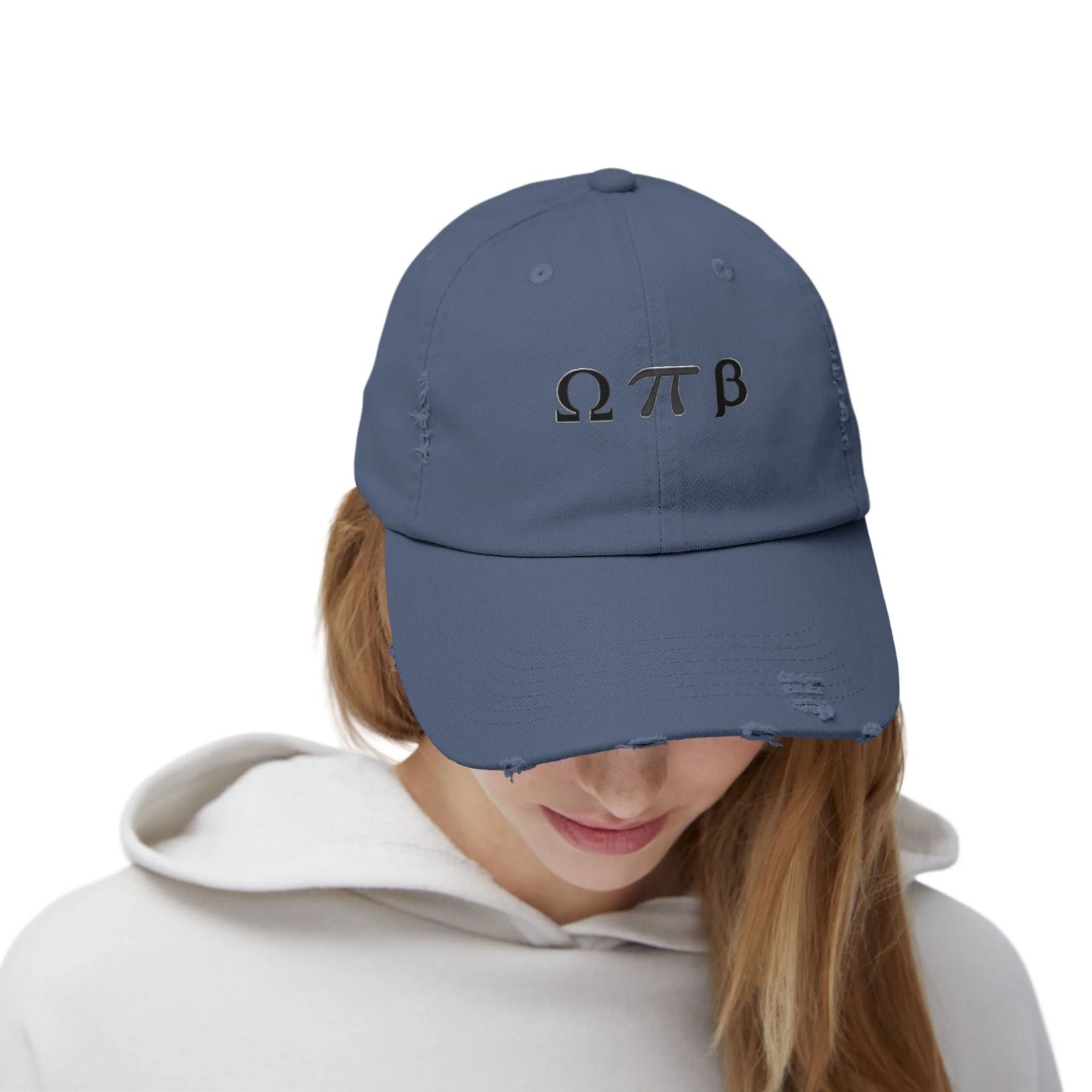 Greek Life Unisex Distressed Cap