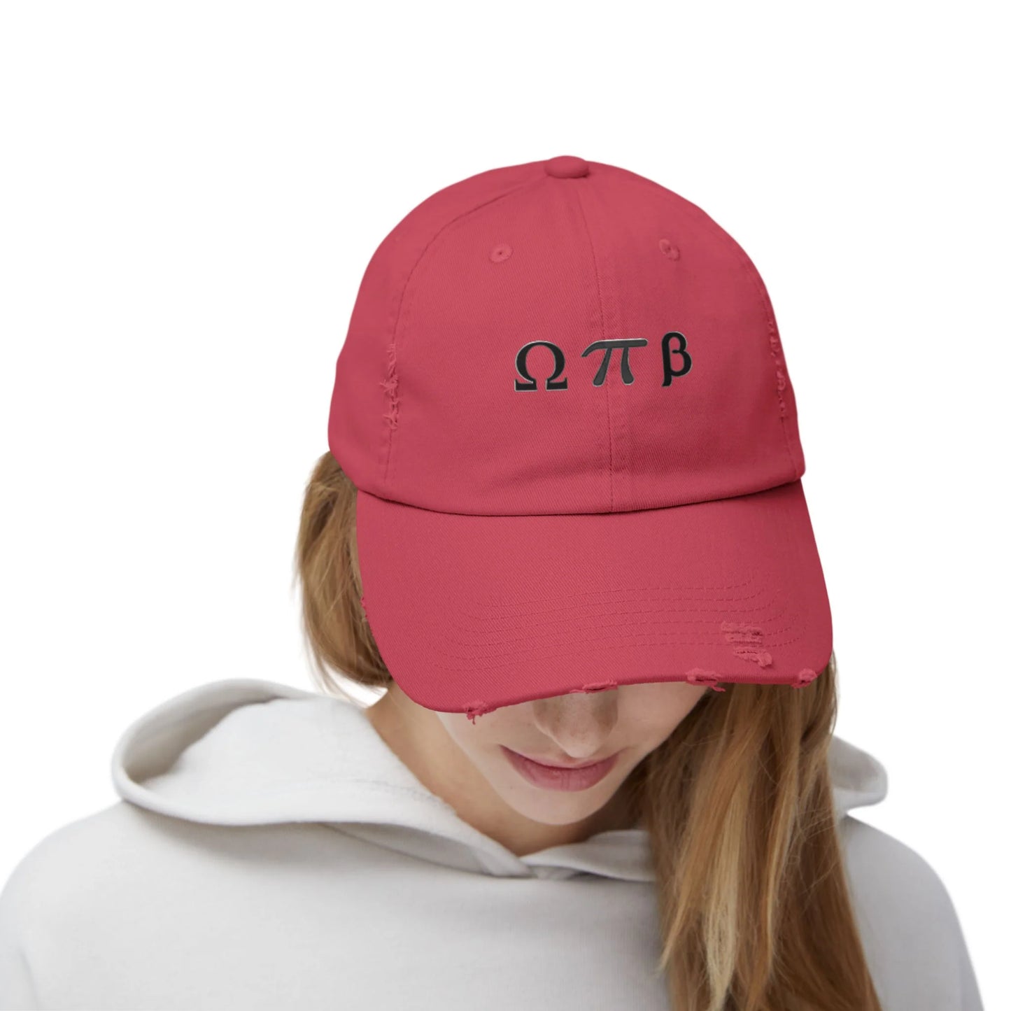 Greek Life Unisex Distressed Cap