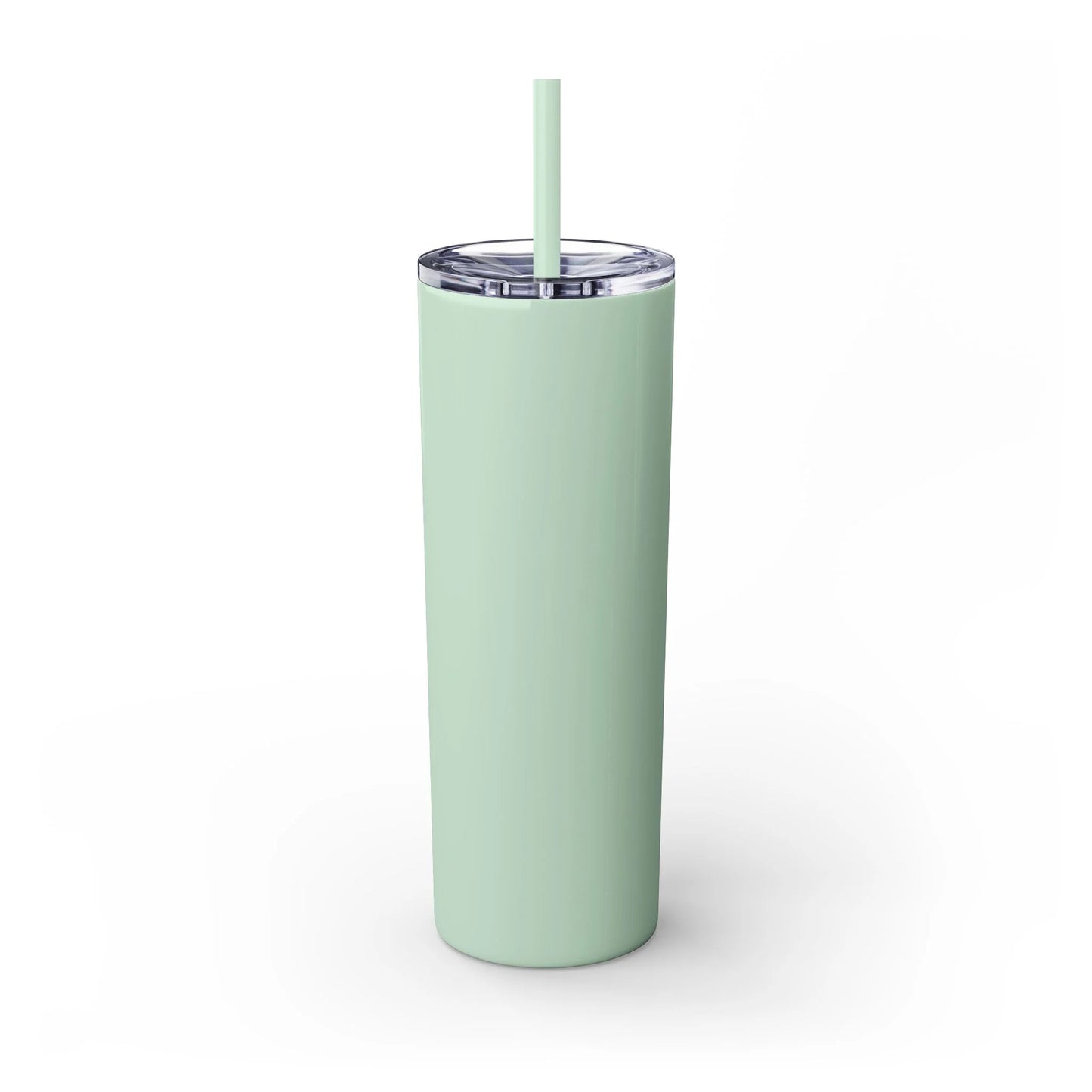 Greek Life Skinny Tumbler with Straw, 20oz