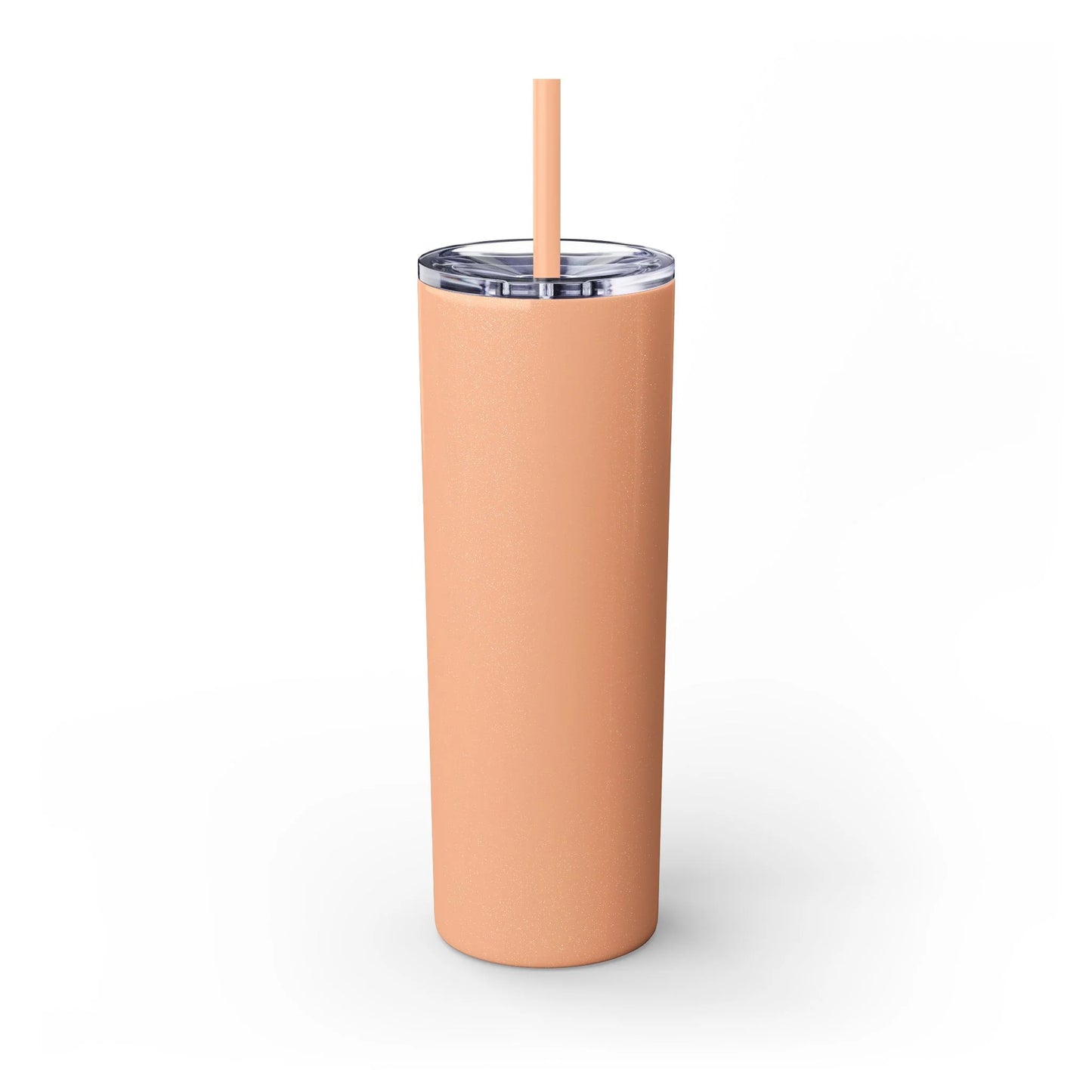 Greek Life Skinny Tumbler with Straw, 20oz