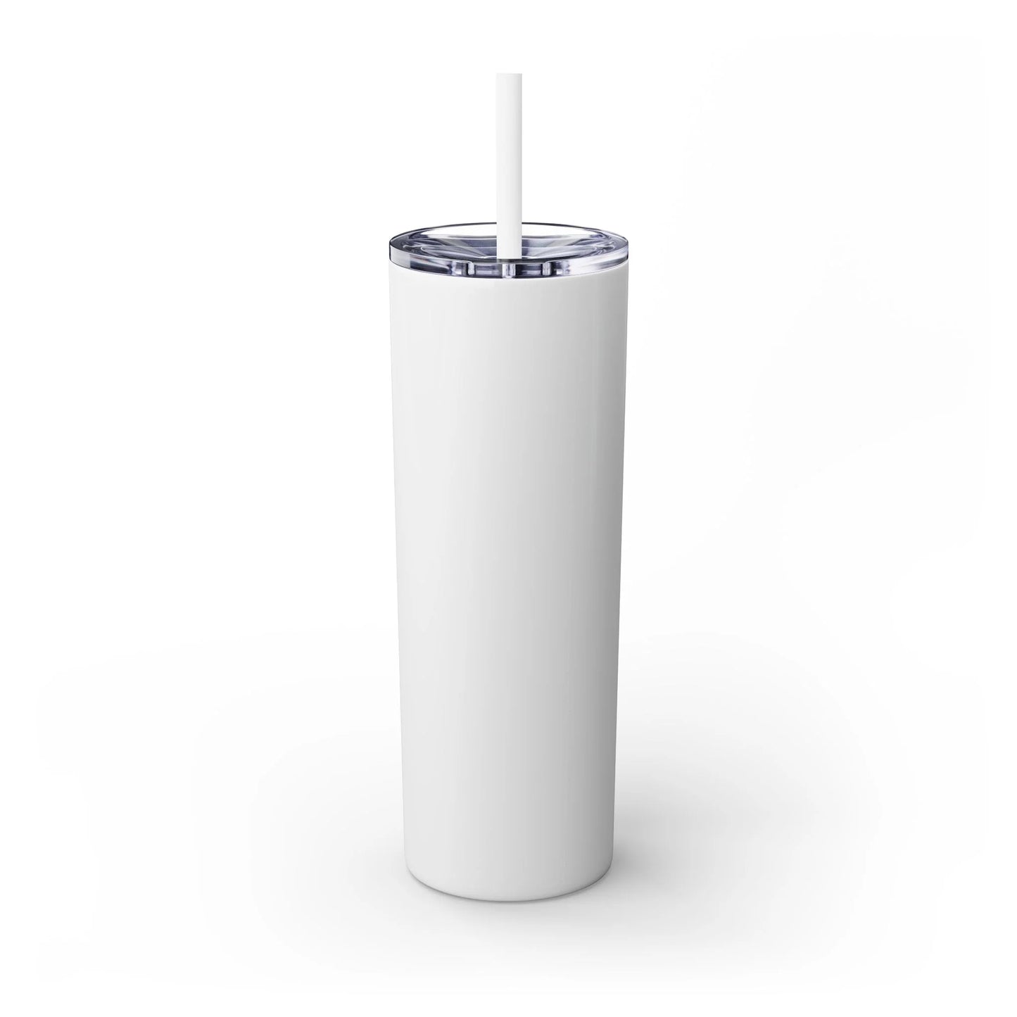 Greek Life Skinny Tumbler with Straw, 20oz