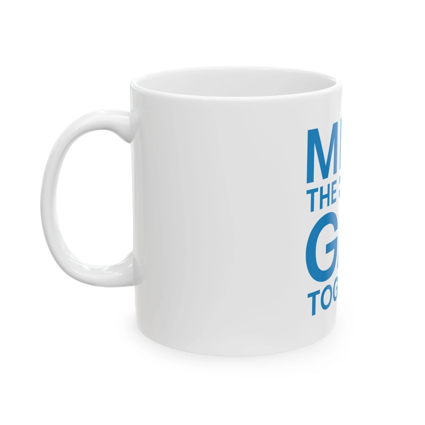 Mind The Gap Together Ceramic Mug, (11oz, 15oz)