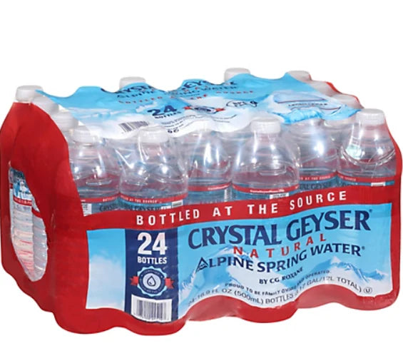 38,304 Count Crystal Geyser Water Bottles