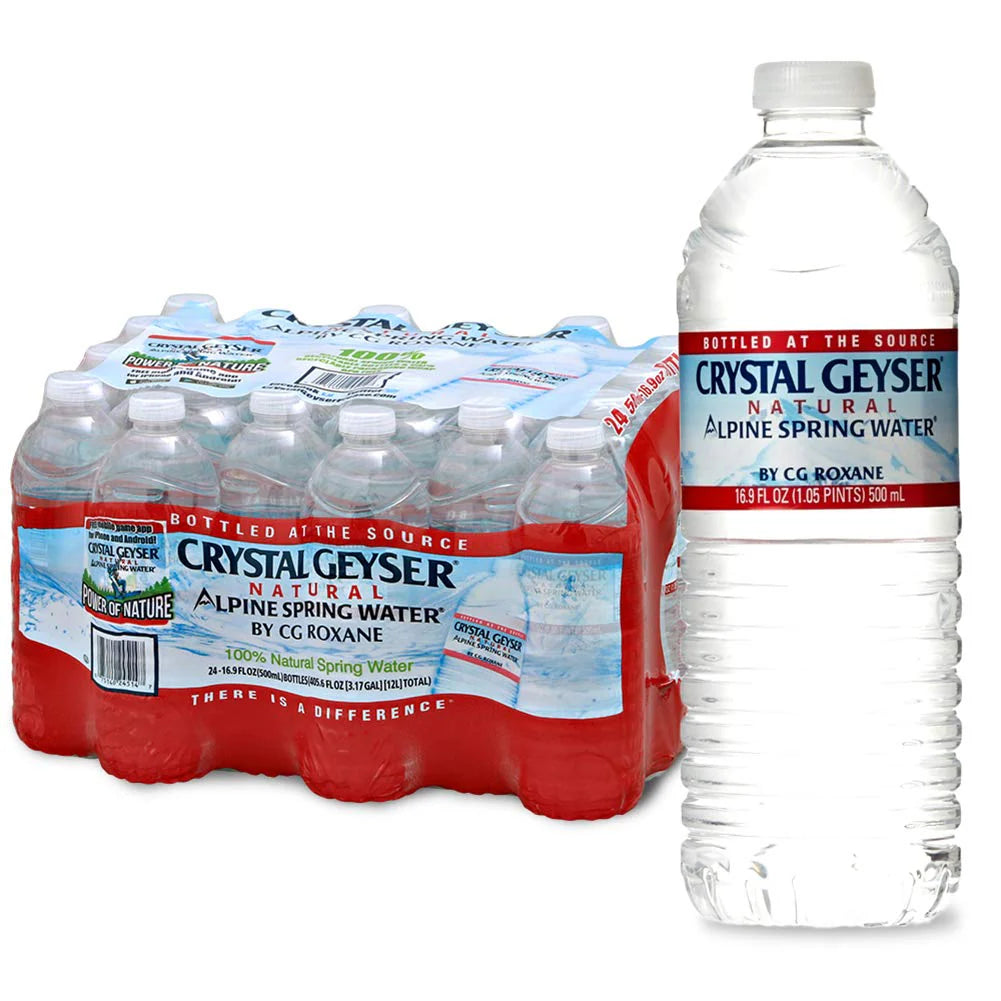 2,016 Count Crystal Geyser Water Bottles