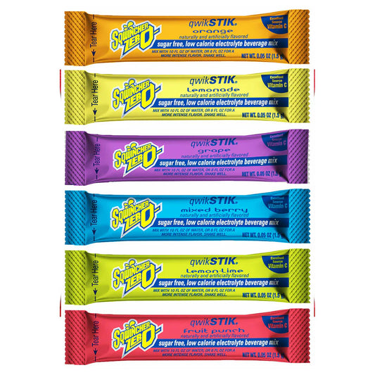 Squincher Electrolyte Replacement Drink Mix - Assorted Case