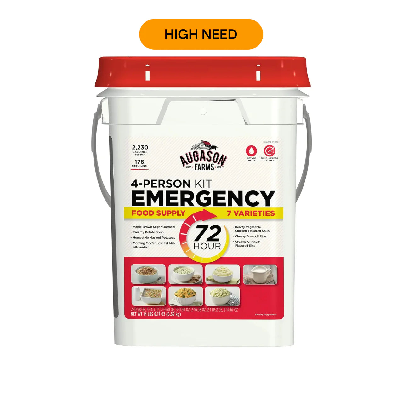 4 Person Emergency Food Supply Kit