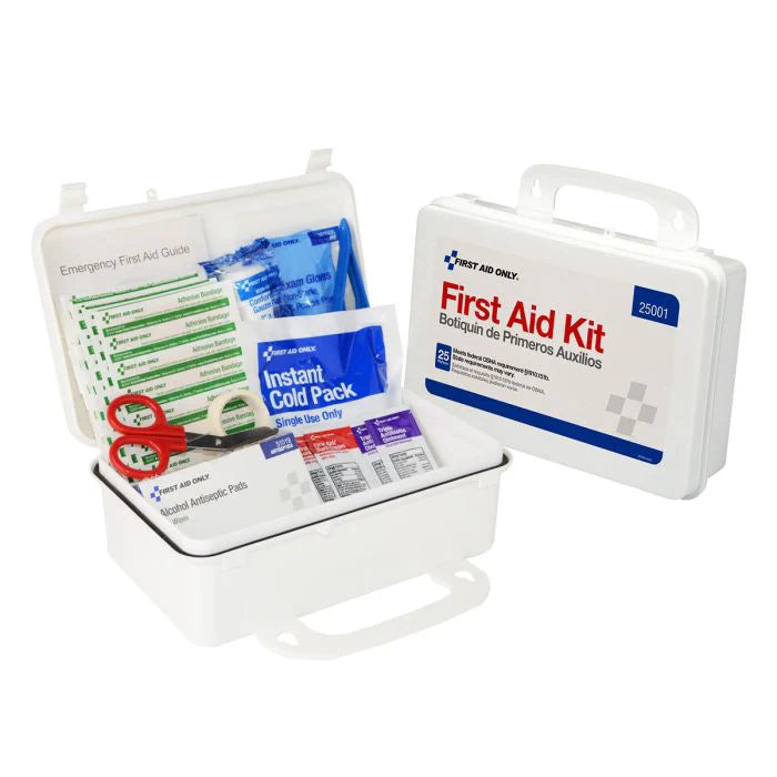 25 PERSON FIRST AID KIT, 113 PIECES/KIT