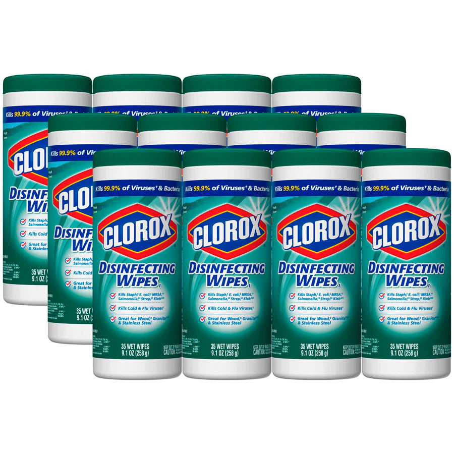 Clorox disinfectant wipes (12/35/cs)