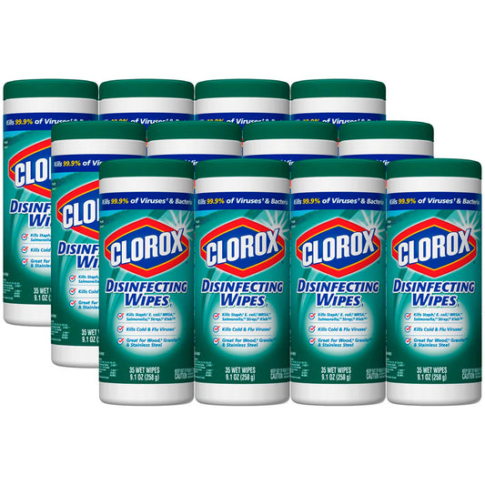 Clorox disinfectant wipes (12/35/cs)