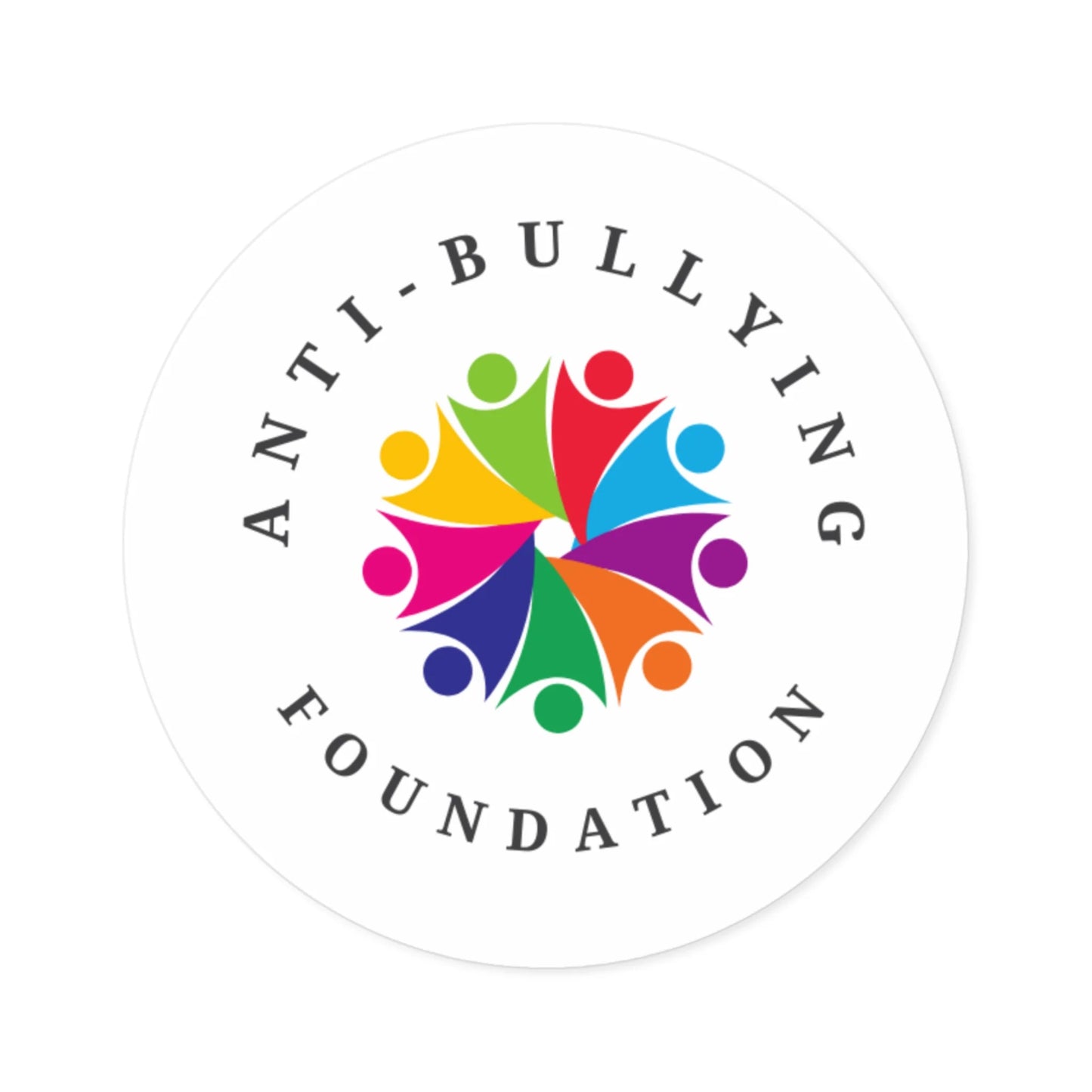 Anti-Bullying Foundation Round Stickers, Indoor\Outdoor