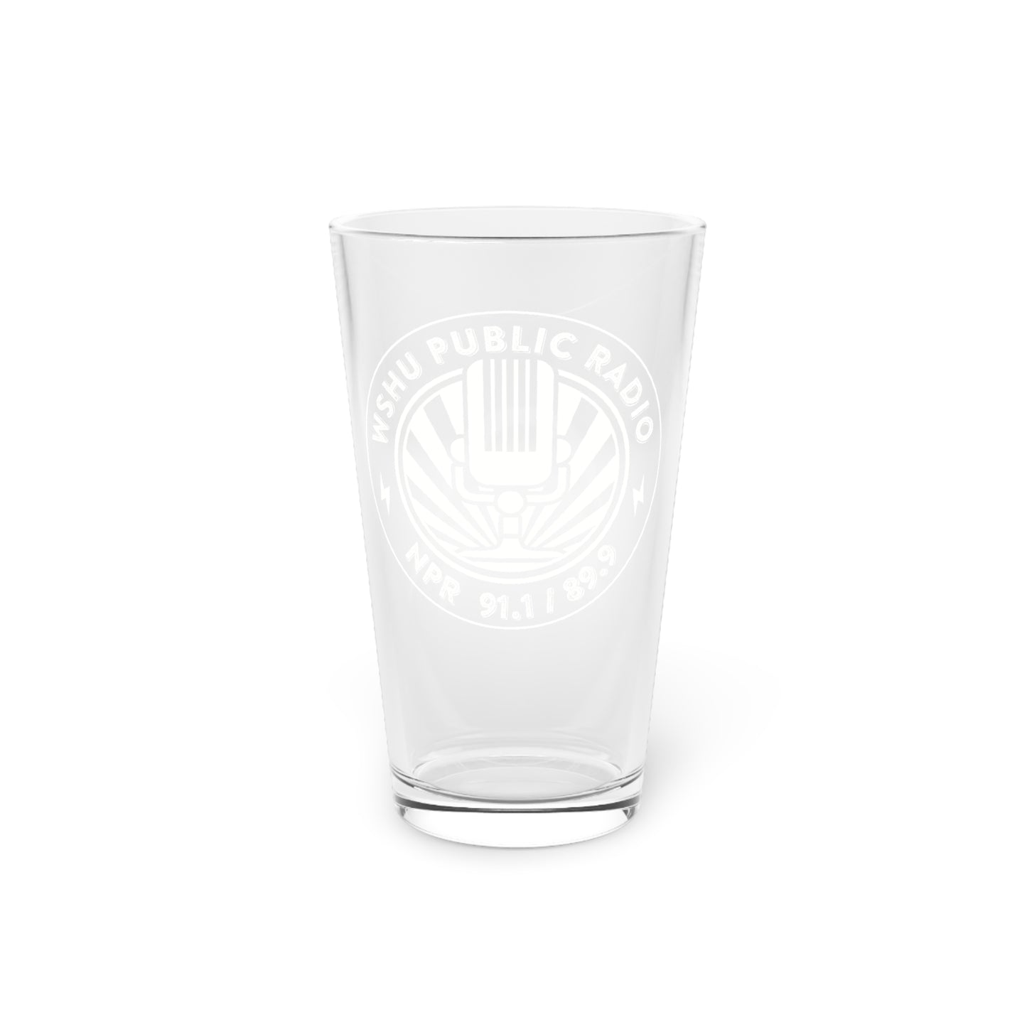 WSHU Pint Glass, 16oz