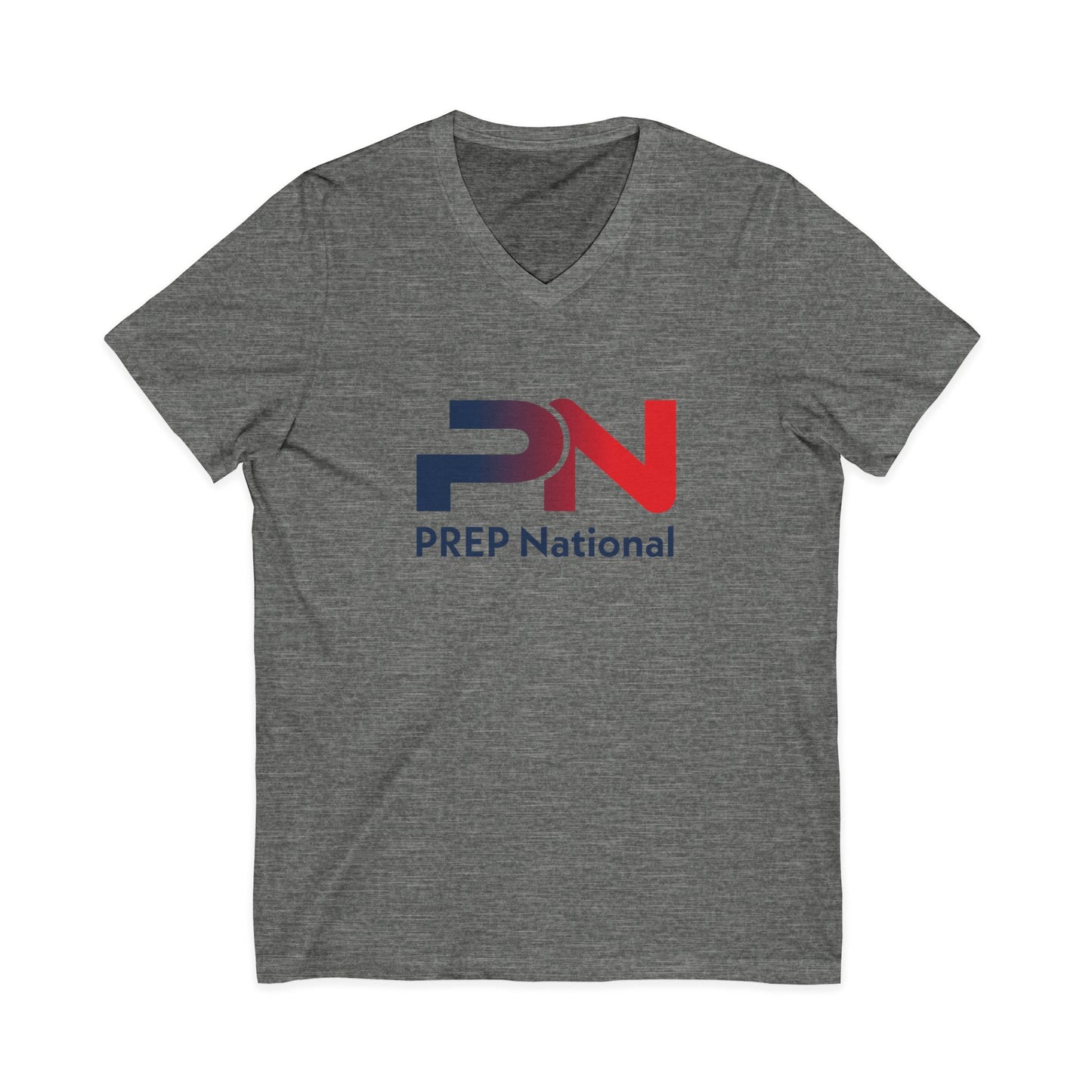 Prep National Unisex Jersey Short Sleeve V-Neck Tee