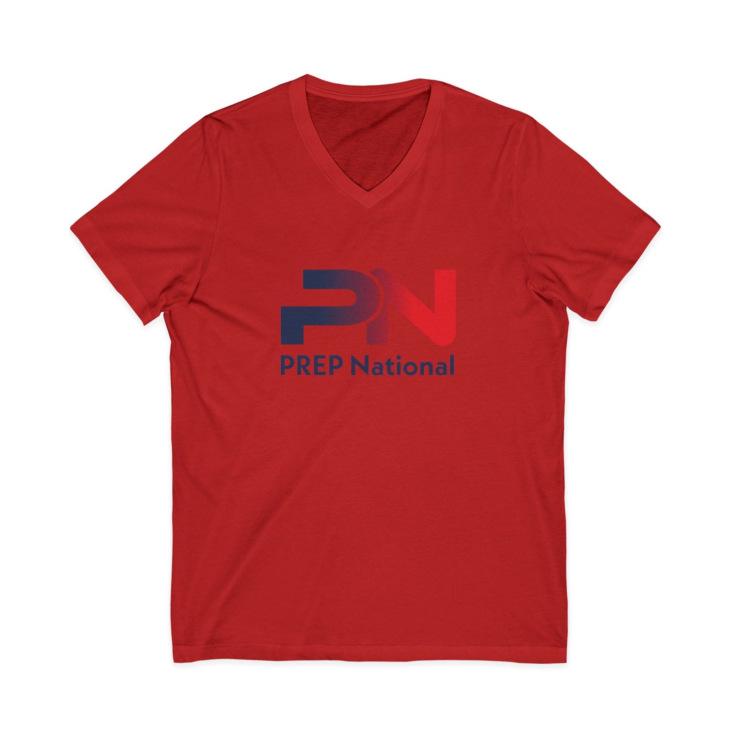 Prep National Unisex Jersey Short Sleeve V-Neck Tee
