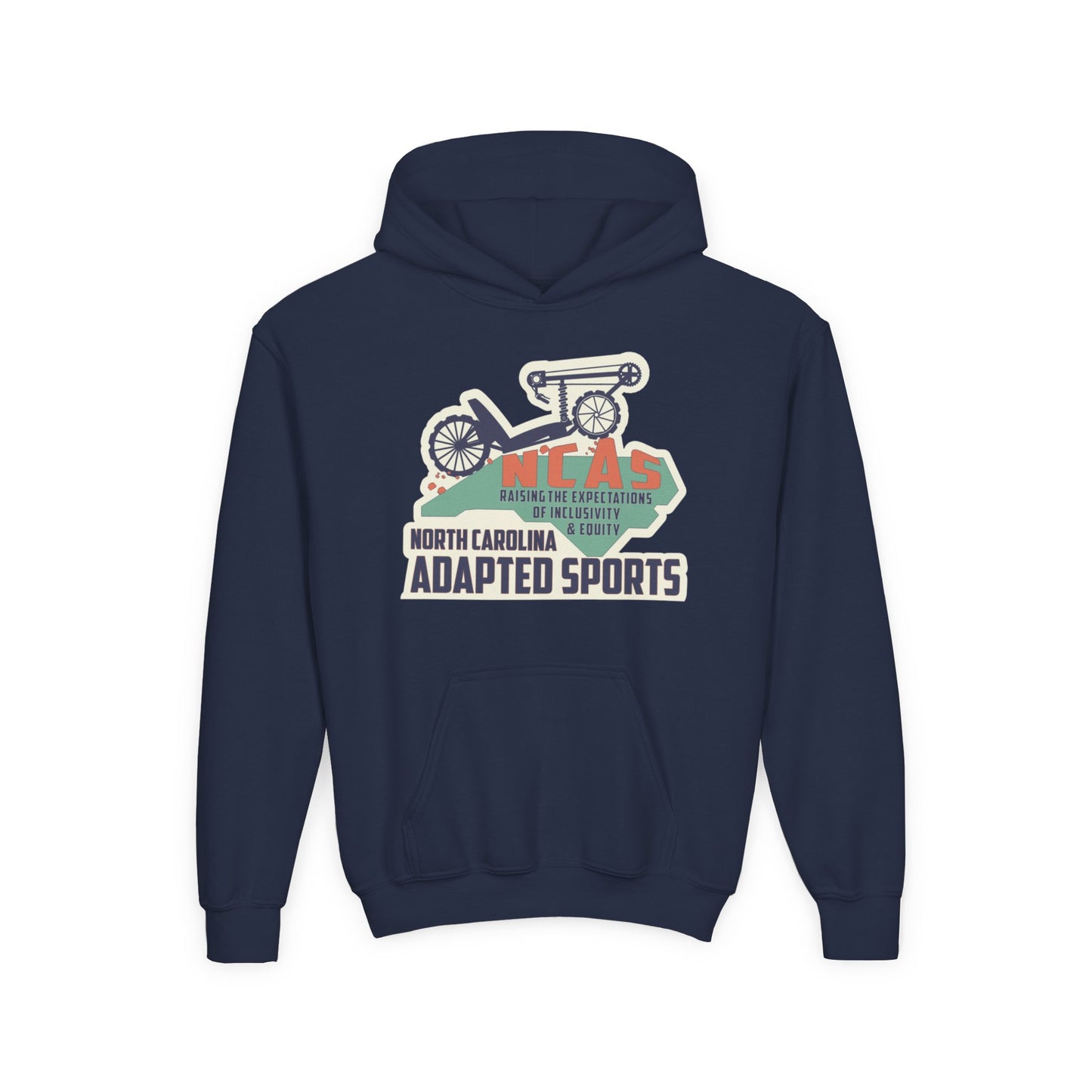 NC Adapted Sports Youth Heavy Blend Hooded Sweatshirt