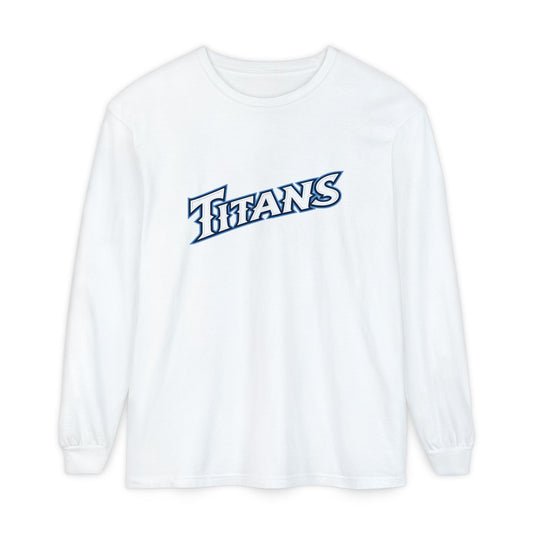 Titans Softball Unisex Garment-dyed Long Sleeve T-Shirt