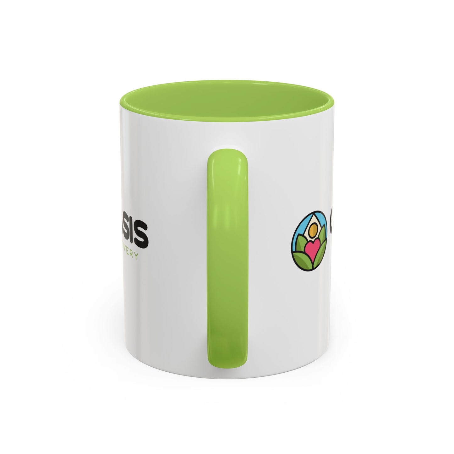 Oasis Recovery Center Accent Coffee Mug (11, 15oz)