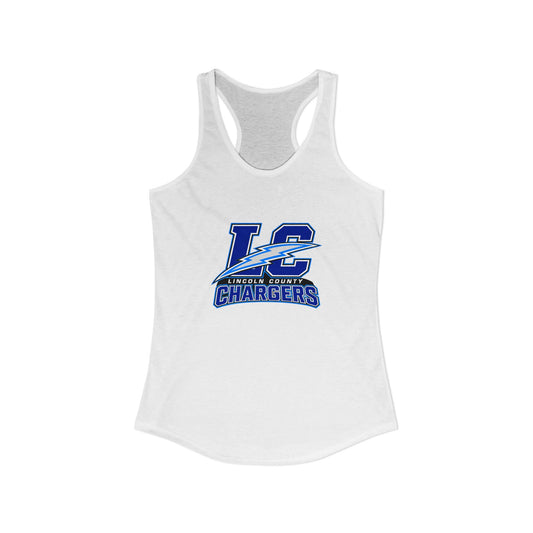 LC Chargers Women's Ideal Racerback Tank