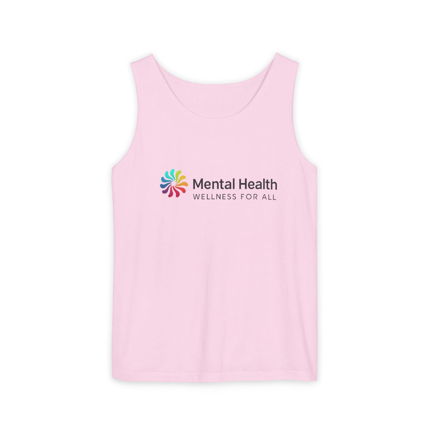 Mental Health Wellness Unisex Garment-Dyed Tank Top