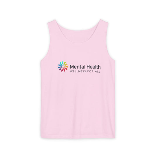 Mental Health Wellness Unisex Garment-Dyed Tank Top