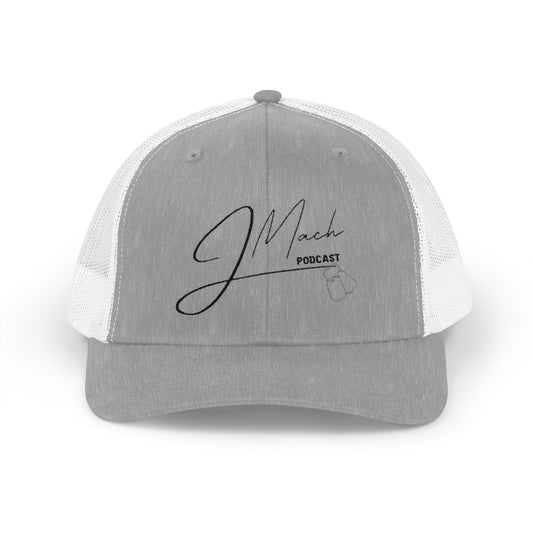 JMach Podcast Snapback Trucker Cap