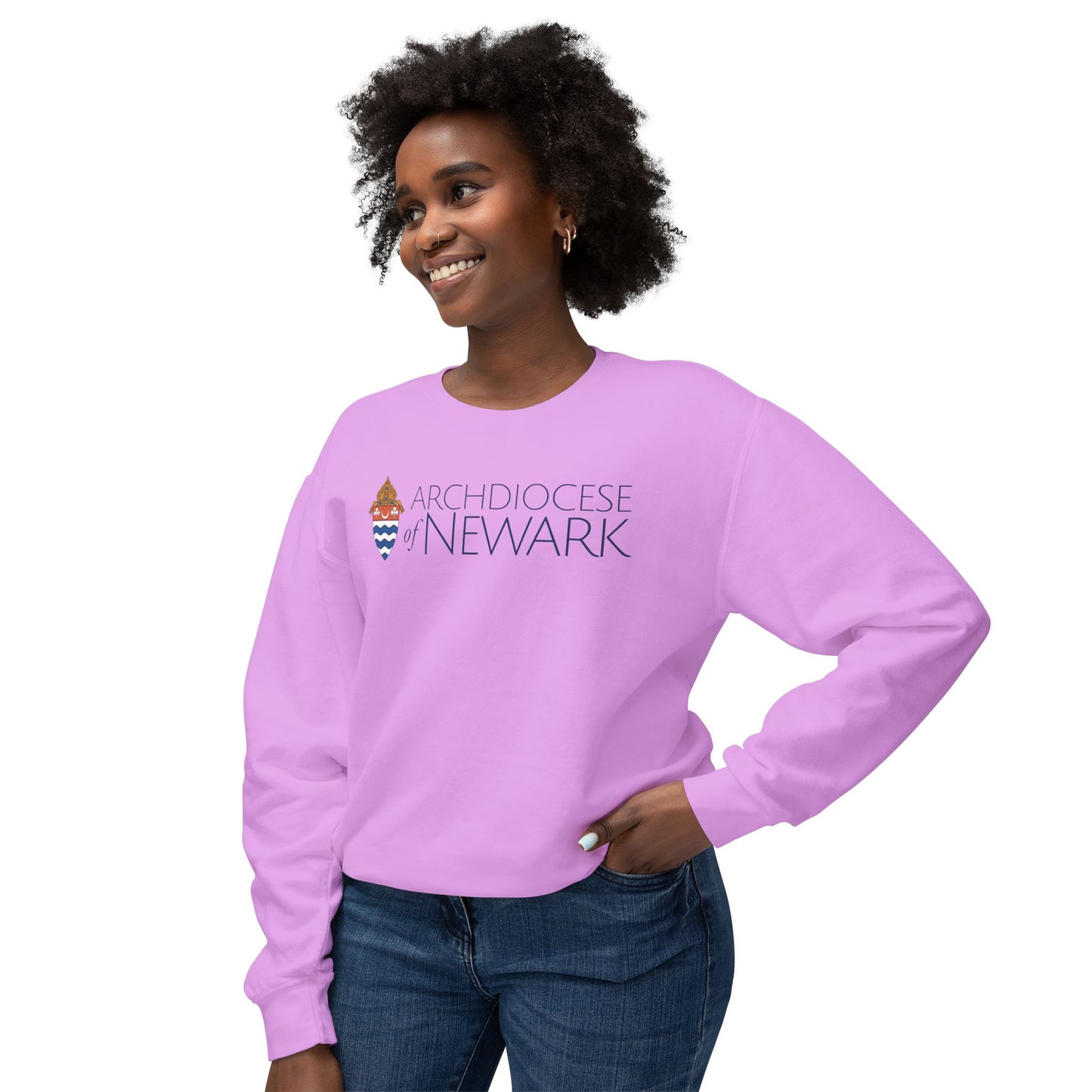 Archdiocese of Newark Unisex Lightweight Crewneck Sweatshirt