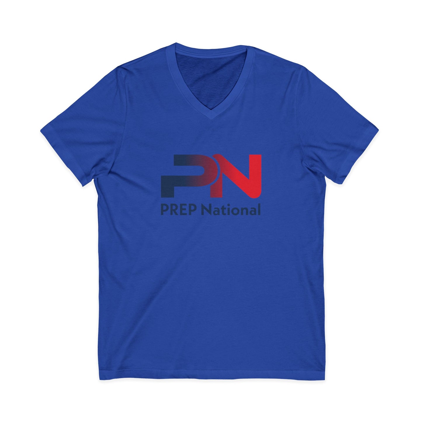 Prep National Unisex Jersey Short Sleeve V-Neck Tee