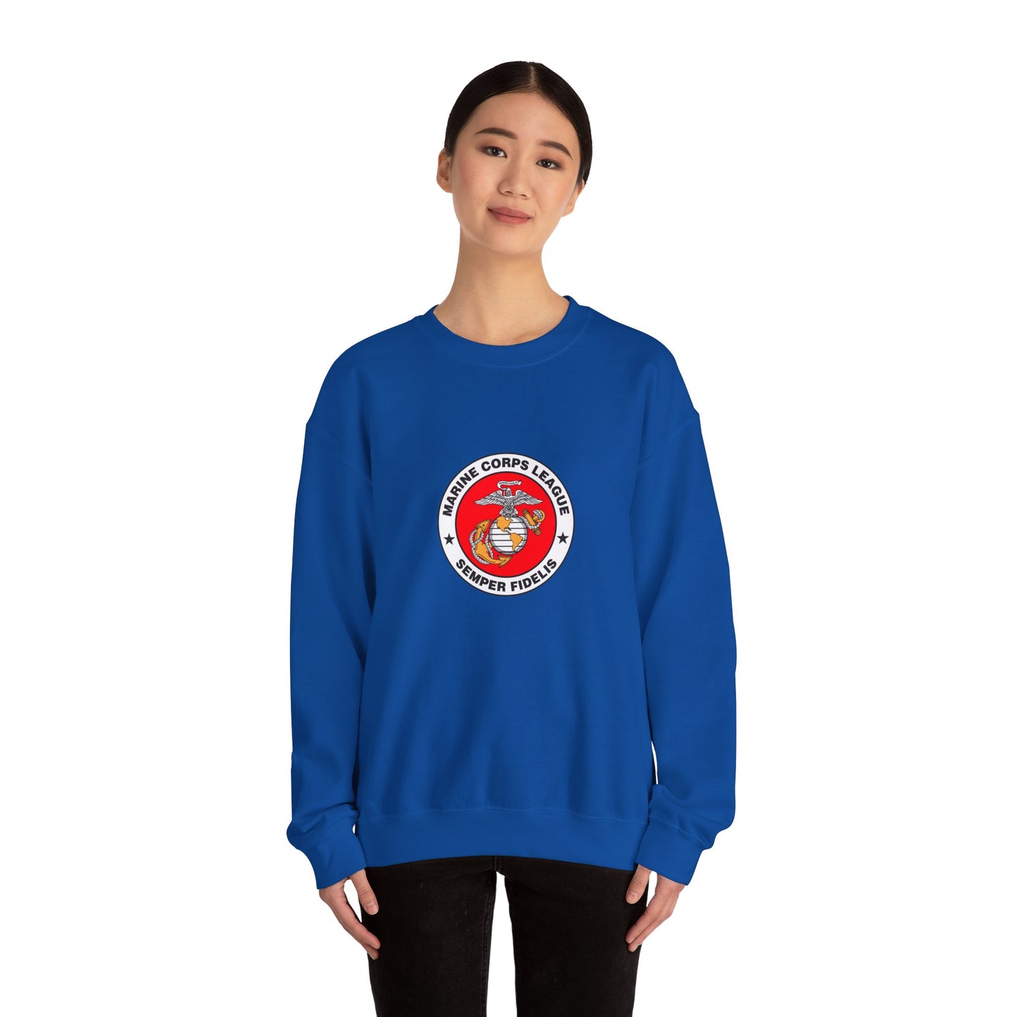 Marine Corps League Unisex Heavy Blend™ Crewneck Sweatshirt