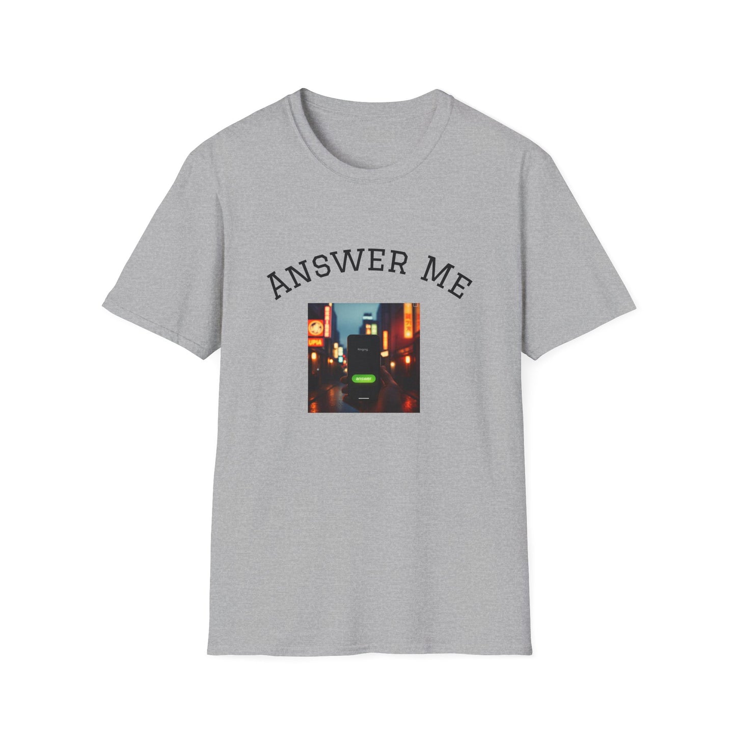 MAC-G - Answer Me Unisex Softstyle T-Shirt