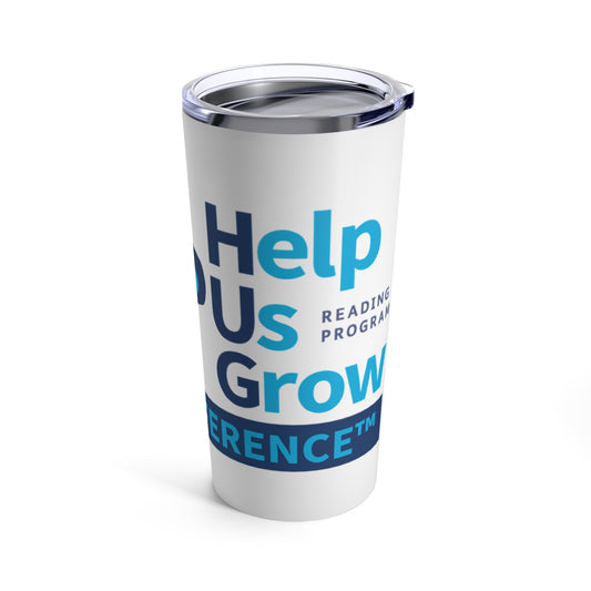 Help Us Grow Reading Program Tumbler 20oz