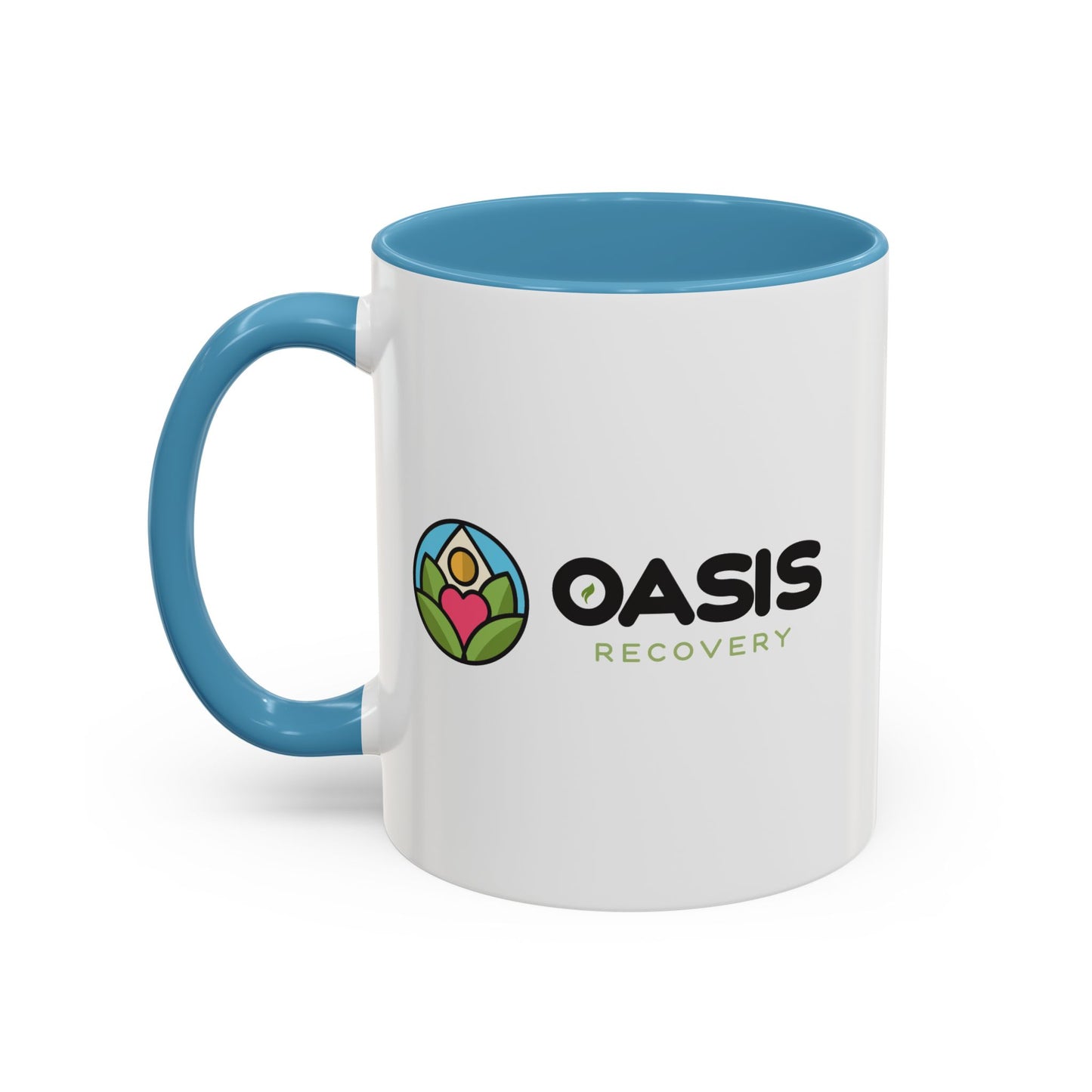 Oasis Recovery Center Accent Coffee Mug (11, 15oz)