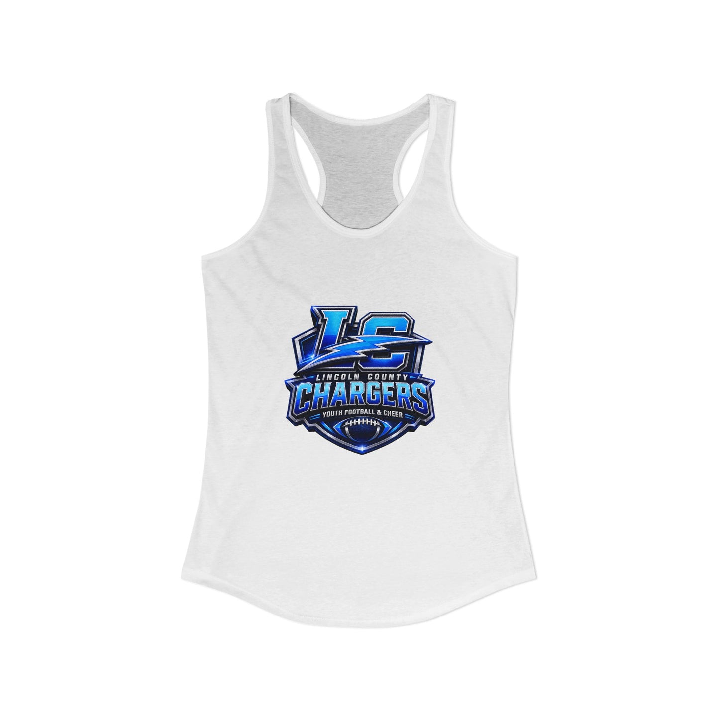 LC Chargers Women's Ideal Racerback Tank