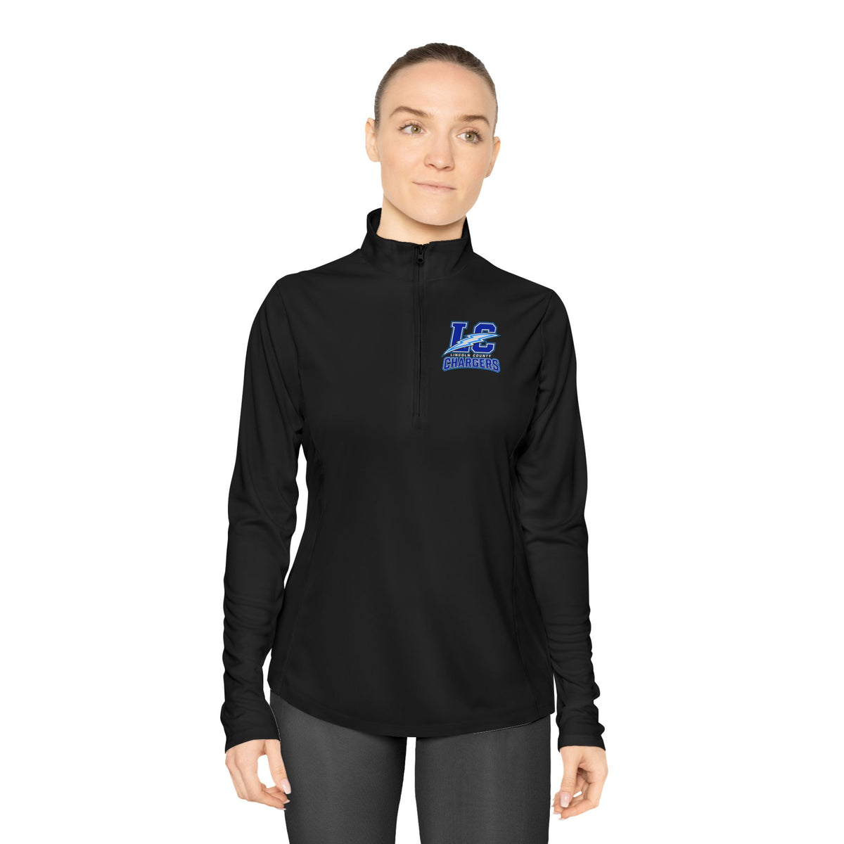 LC Chargers Ladies Quarter-Zip Pullover