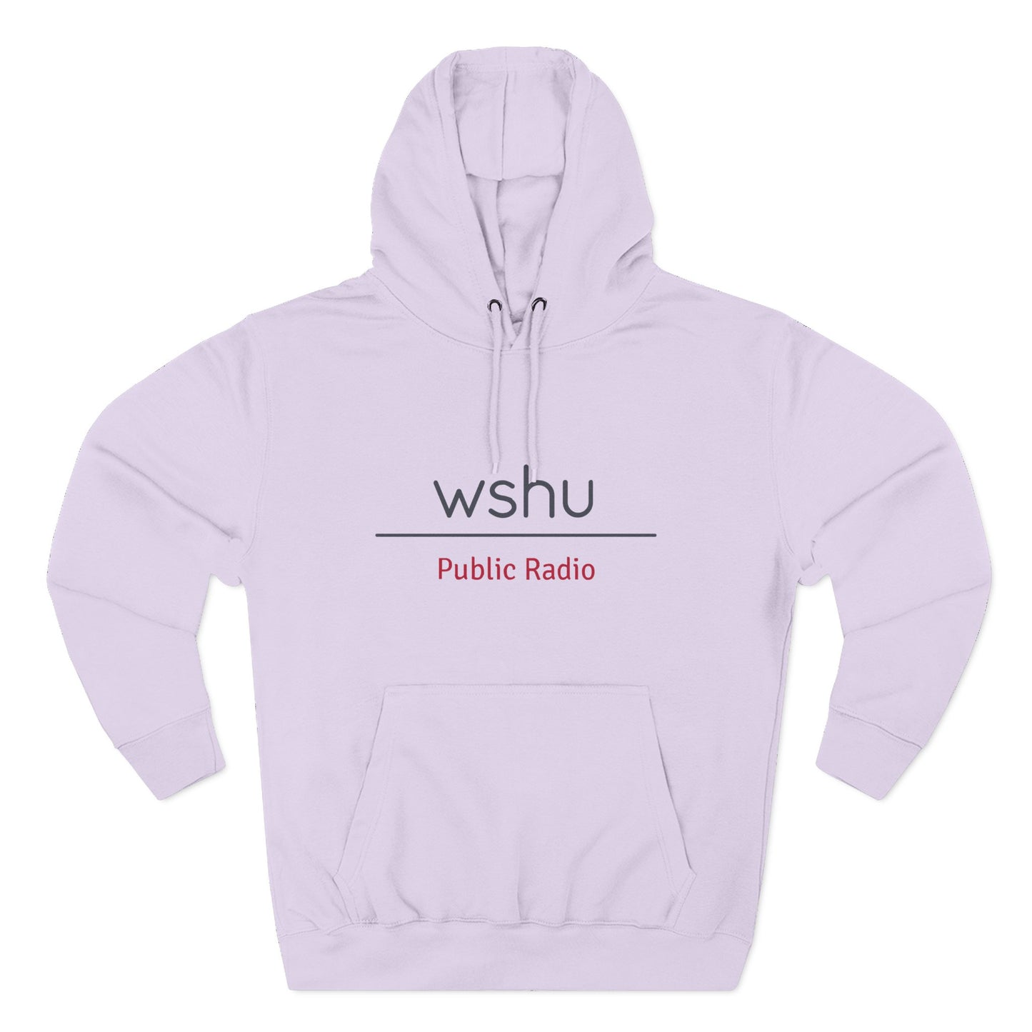 WSHU Three-Panel Fleece Hoodie