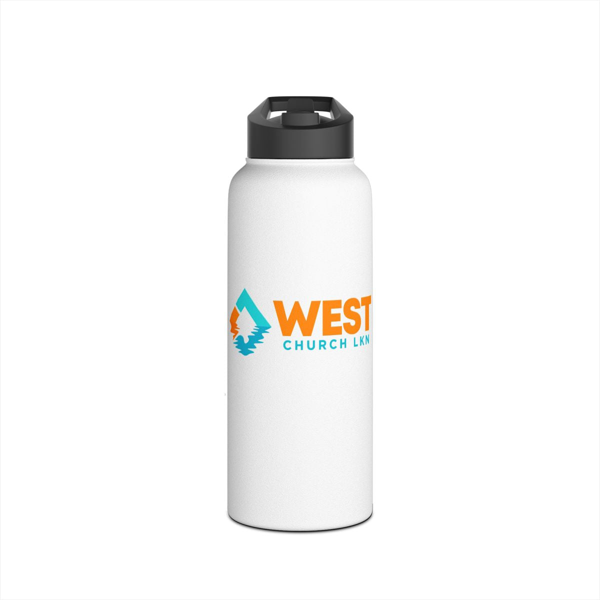 West Church LKN Stainless Steel Water Bottle, Standard Lid