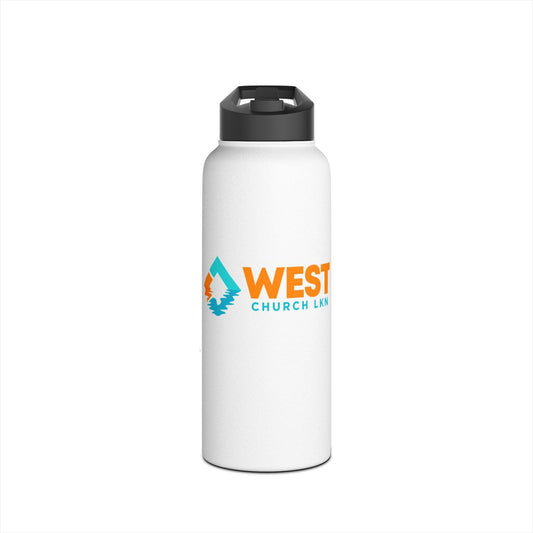 West Church LKN Stainless Steel Water Bottle, Standard Lid