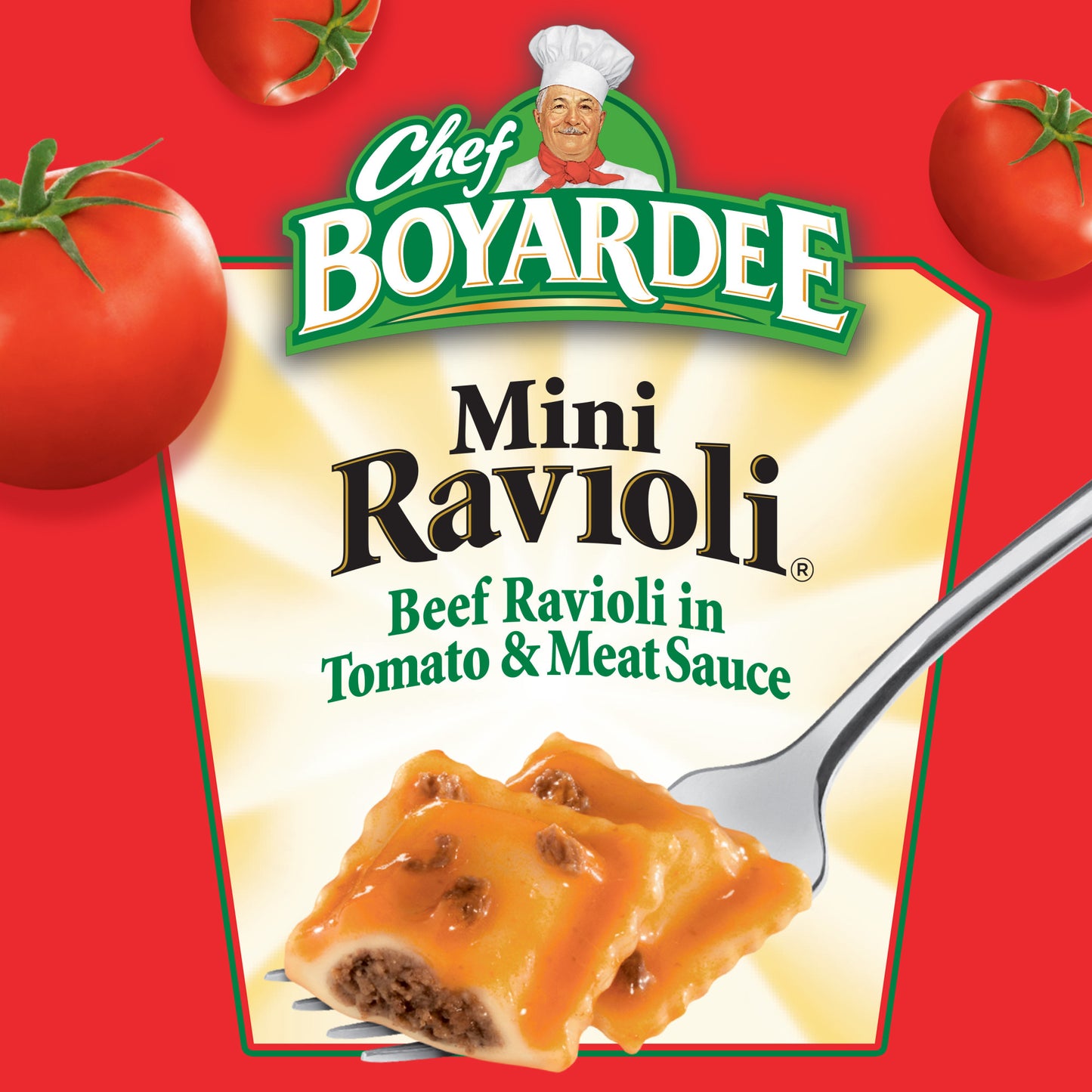 Chef Boyardee Mini Beef Ravioli 15 oz can