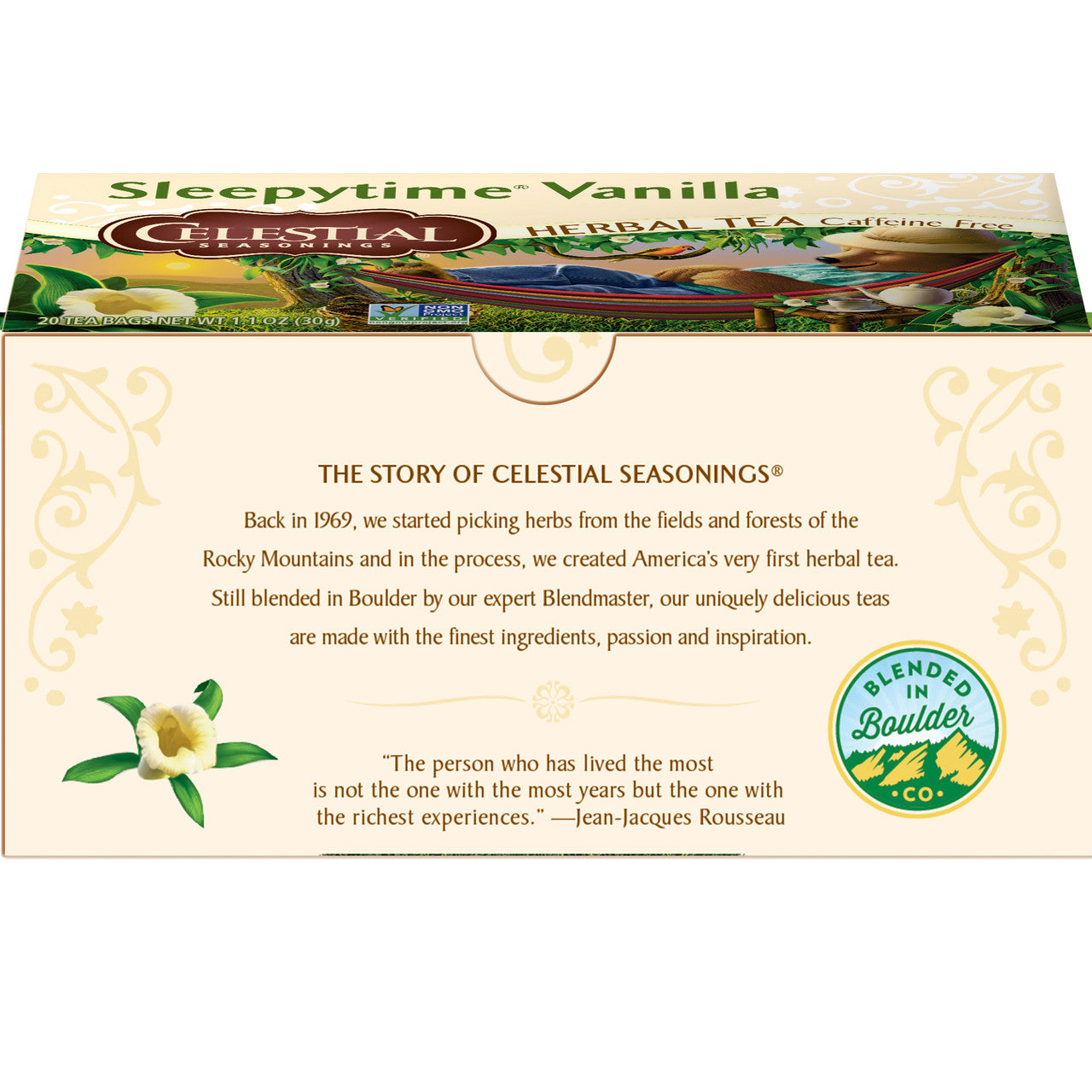 Celestial Seasonings Sleepytime Vanilla Herb Tea (6x20 Bag)