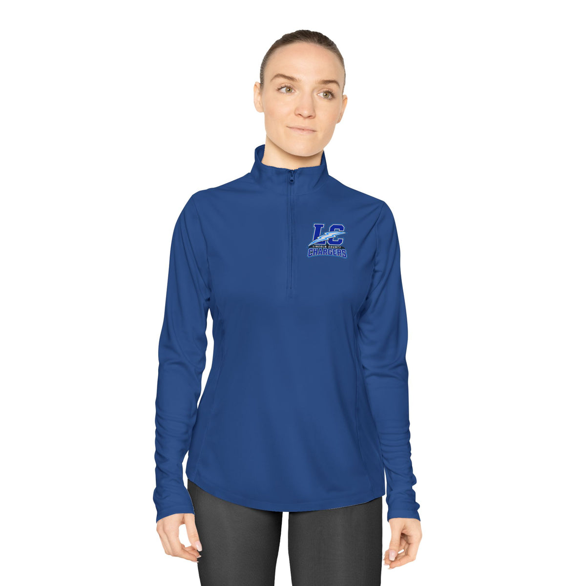 LC Chargers Ladies Quarter-Zip Pullover