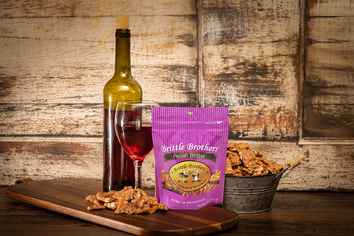 Brittle Brothers - Pecan Brittle - 5 oz. Bags (Wholesale)