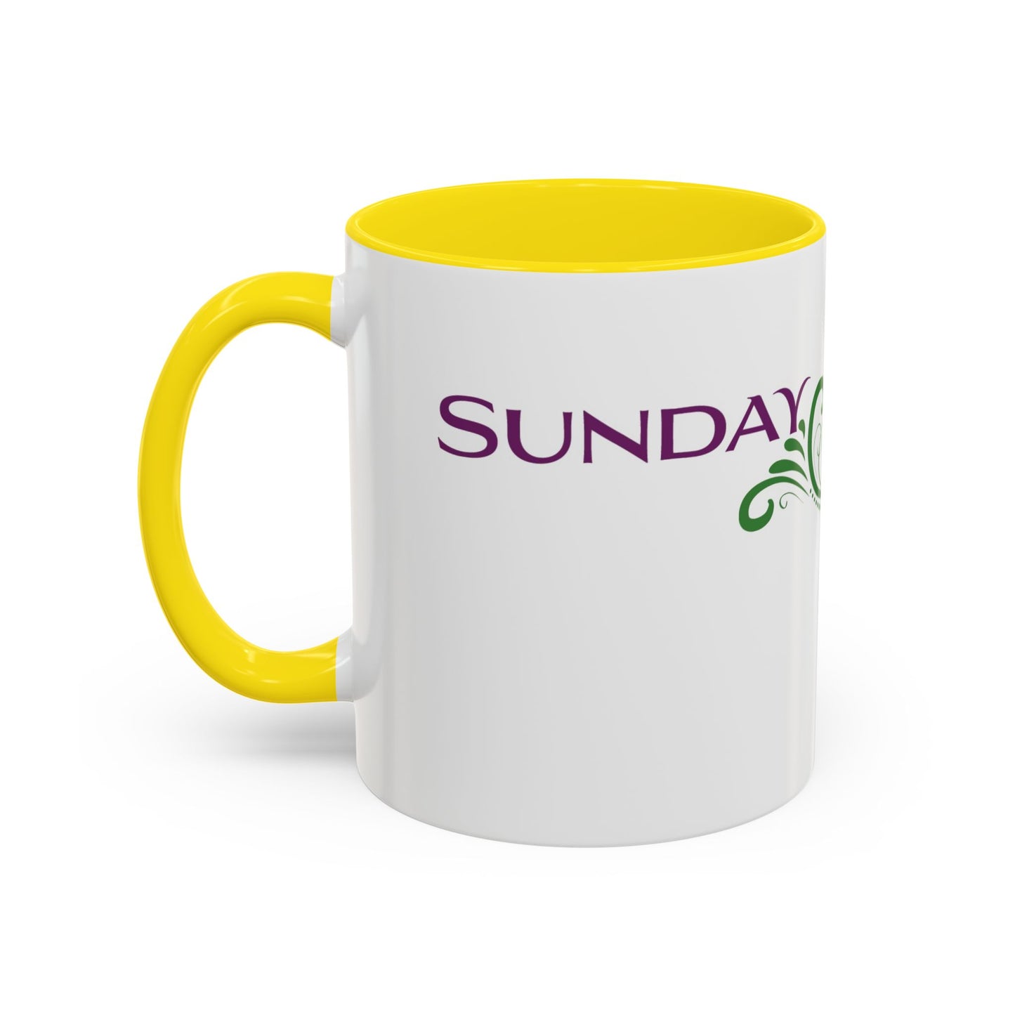 Sunday Baroque Accent Coffee Mug (11, 15oz)
