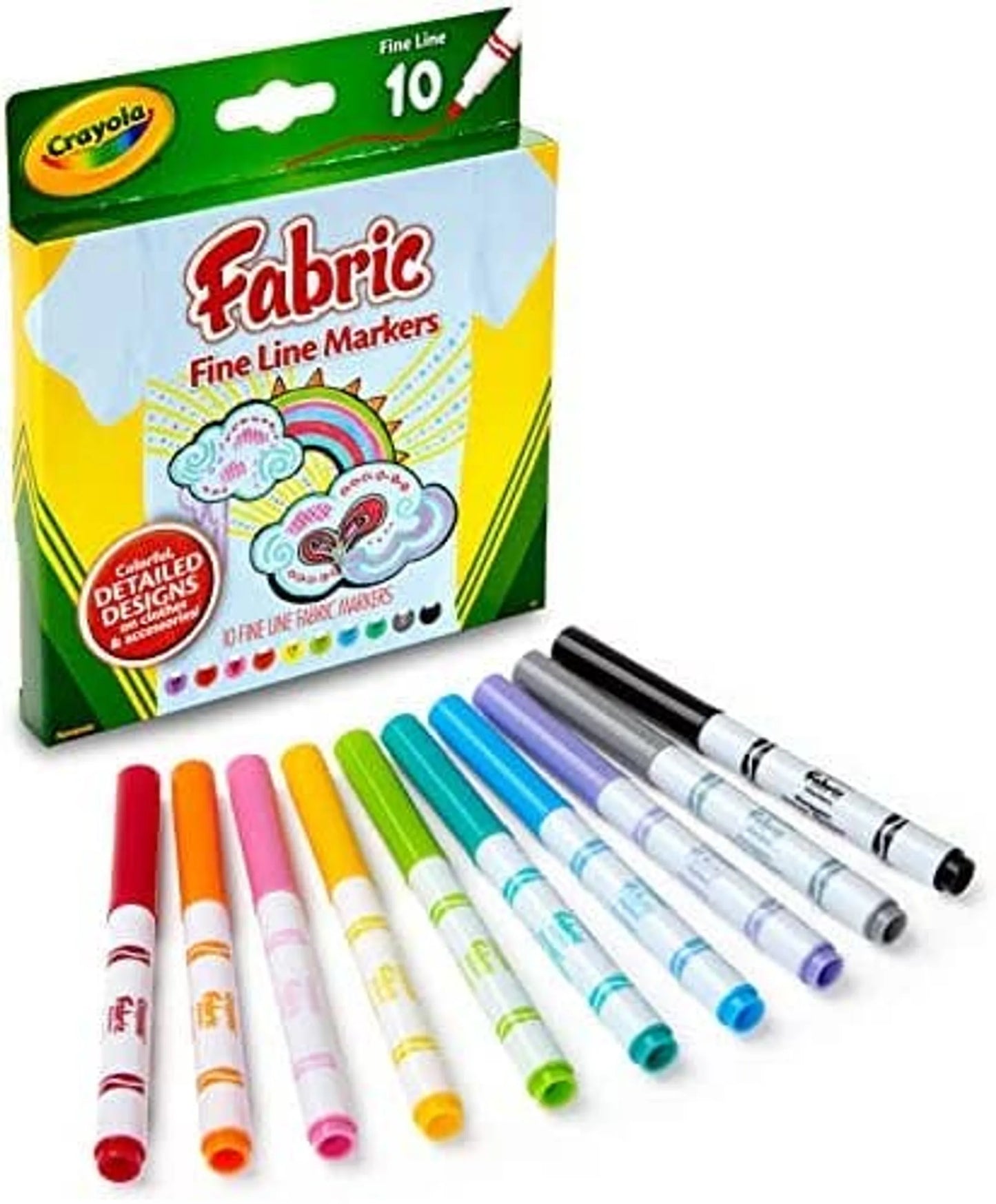 Crayola Fine Line Fabric Markers